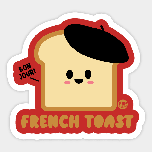 FRENCH TOAST Sticker by toddgoldmanart